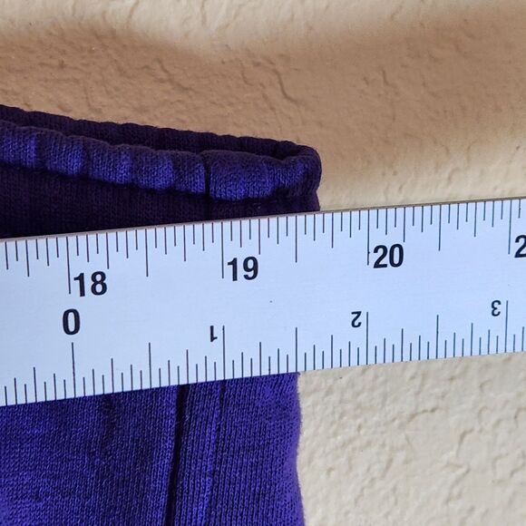 Vintage‎ The Disney Catalog Purple Unisex Graphic Eeyore Fleece 90s Sweatpants - Picture 4 of 10